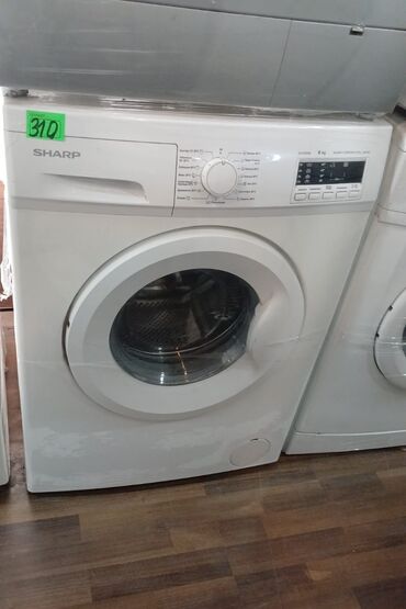 Paltaryuyan maşınlar: Paltaryuyan maşın Sharp, 6 kq, İşlənmiş, Avtomat, Qurutma var, Kredit var, Ödənişli çatdırılma