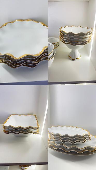 Посуда: Продаю набор посуды для гостей 💞 На 12 персон Практически не — 2