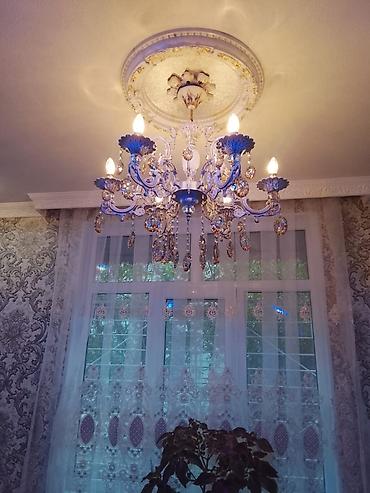 antik samdan: Çılçıraq, 10 və daha çox lampa, Metal — 5