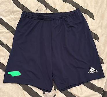 Шорты: Мужские шорты, Adidas, L, цвет - Синий — 1