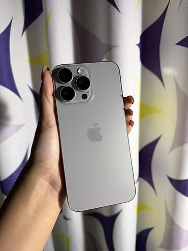 IPhone 15 Pro Max, Б/у, 256 ГБ, Natural Titanium, 88 % at lalafo.kg IPhone 15 Pro Max, Б/у, 256 ГБ, Natural Titanium, 88 %