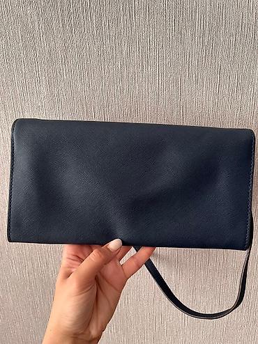 Çantalar: Michael Kors klach. 1 defe istifade olunub, yeni kimidir. Tund goy — 2