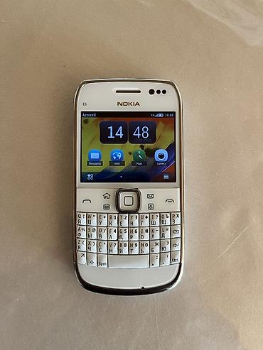 nokia 6333: Nokia E6, rəng - Ağ, Düyməli — 1
