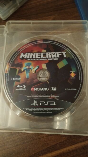 PS3 (Sony PlayStation 3): Minecraft PS3 diski ideal vezyettedir