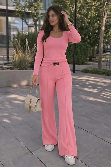 pull and bear torbice: Dvoset ženske trenerke/komplet: dukser majica dugih rukava + pantalone — 1