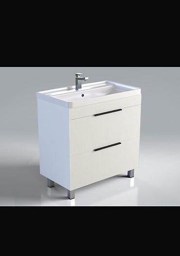 Тумбы для ванны: Тумба для ванны, С раковиной, Другой материал — 8