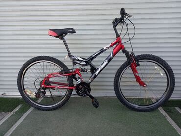 велосипед красный: Привозной горный велосипед из Кореи в хорошем состоянии Колеса 26и
