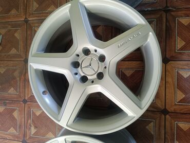 Диски: Литые Диски R 18 Mercedes-Benz, Комплект, отверстий - 5, Б/у — 4
