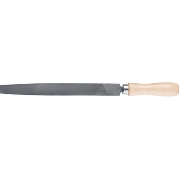 плоски: Напильник плоский, 150 мм, деревянная ручка Сибртех. Напильник