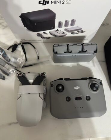 дрон купить бишкек: Комплект дрона DJI Mini 2 SE Fly More Combo. Включает в себя сам дрон