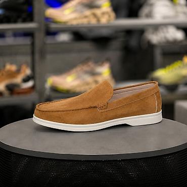 походные ботинки: Мокасины 👞 • 3 цвета: коричневый 🤎, тёмно-коричневый 🟤 и серый 🩶 • — 1