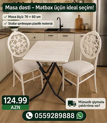 бильярдный стол баку: Для кухни, Новый, Складной, Квадратный стол — 10