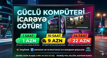planset satilir: ​🚀 GÜCLÜ KOMPÜTER İCARƏYƏ VERİLİR! 🚀 ​Həm iş, həm də əyləncə üçün — 1