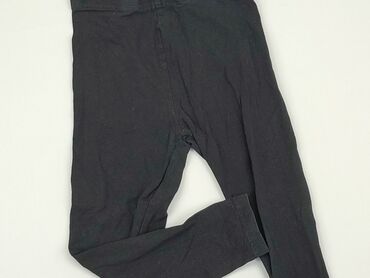 spodnie z dziurami czarne: Legginsy dziecięce, 7 lat, 116/122, stan - Dobry