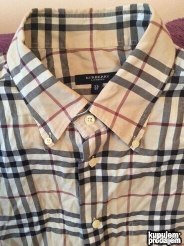 Košulje: Košulja Na duge rukave, XL (EU 54), Burberry, bоја - Šareno, Pamuk — 1