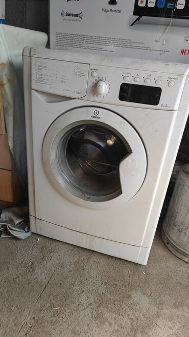 запчасти стиральной машины индезит: Стиральная машина Indesit, Б/у, Автомат, До 6 кг, Полноразмерная