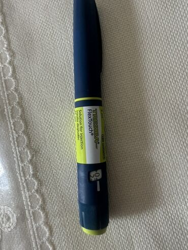 Yerimək üçün arabalar, çəliklər, əsalar, rollatorlar: Tresiba FlexTouch insulin inyeksiyası üçün istifadə olunan bir