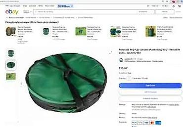 Ostala baštenska oprema: Parkside Pop-Up Garden Waste Bag – sklopiva bašta vreća za zeleni — 17