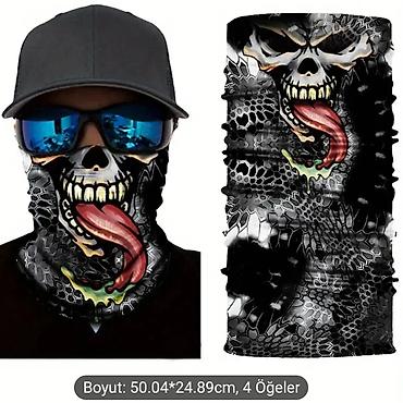 Digər baş geyimləri: Çoxfunksiyalı boyun borusu/bandana dəsti - Modellər: Qrafik və — 1