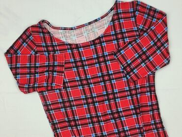 sukienka w czerwoną kratę mohito: Women`s dress, S (EU 36)