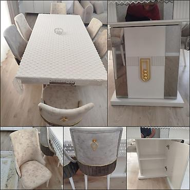 Digər mebel: SekimeMasa +6stul birlikde 700 azn satilir‼️unvan sumqayit bagca seher — 1