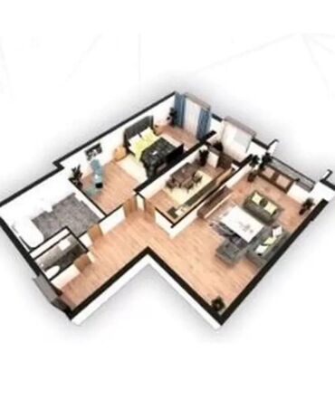 Продажа квартир: 2 комнаты, 86 м², Элитка, 9 этаж, ПСО (под самоотделку)
