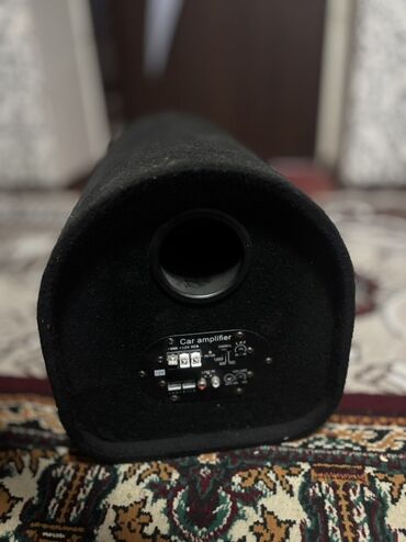 рага на ипсум: Автомобильный сабвуфер в корпусе «бочка» с встроенным усилителем