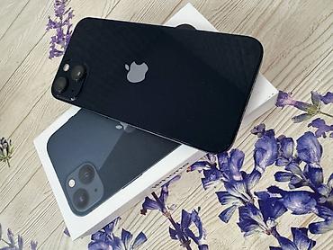iphone se: IPhone 13, 128 GB, Midnight, Simsiz şarj, Barmaq izi, Face ID — 1