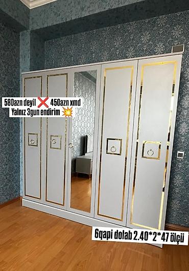 Paltar dolabları, qarderoblar: Geyim dolabları – müxtəlif modellər və ölçülər 1) 4 qapılı güzgülü — 60
