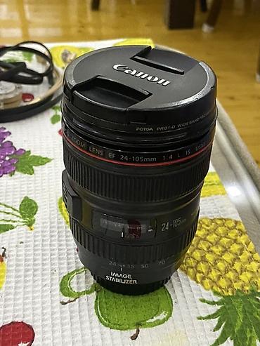 Canon EF 24-105mm f/4 L IS USM obyektiv - Tam kadr EF bayoneti - lalafo.az -da Canon EF 24-105mm f/4 L IS USM obyektiv - Tam kadr EF bayoneti -