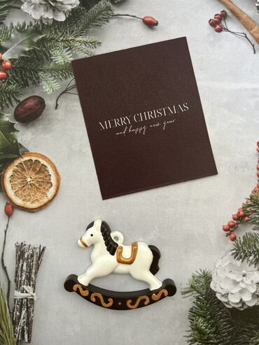 Yeni il oyuncaqları və bəzəkləri: Yeni il və Milad üçün dekorativ asılqan fiqurlar dəsti - Mövzu: Milad — 9