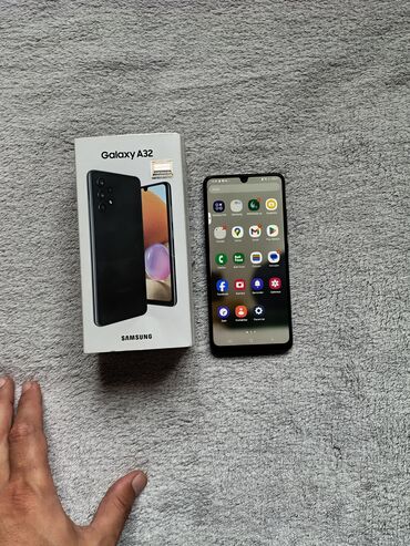 samsung a01 core ikinci el: Samsung Galaxy A32, цвет - Черный, Две SIM карты