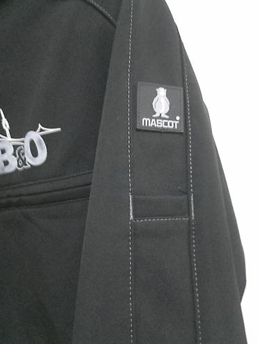 Jakne za prelazni period: Crna softshell jakna B&O/Mascot - Materijal: softshell — 8