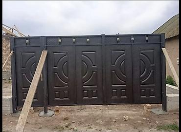 Распашные ворота: Ворота на заказ. Изготовление металлических ворот и калиток по — 9