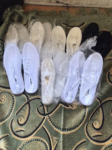 baletka: Qadın ayaqqabıları dəsti - Nəfəsalan tekstildən gündəlik slip-on — 3