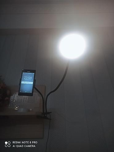 tripod led: Telefon üçün halqa işıqlı stolüstü/qısqaclı tutacaq.İstifadə — 2
