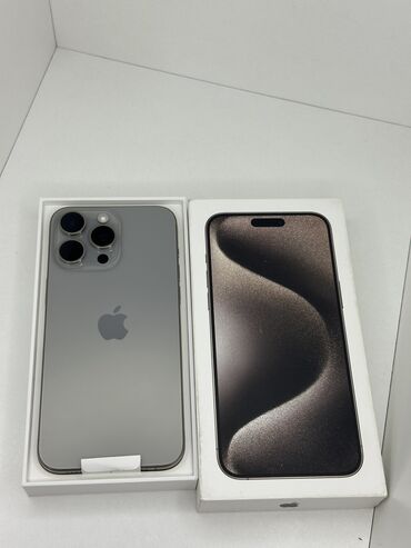 экран компьютер: IPhone 15 Pro Max, Б/у, 512 ГБ, Natural Titanium, Коробка, 86 %