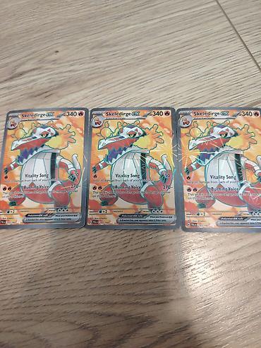 Pokémon kolleksiya kartları dəsti - 3 ədəd Skeledirge ex (HP 340) – lalafo.az -da Pokémon kolleksiya kartları dəsti - 3 ədəd Skeledirge ex (HP 340) –