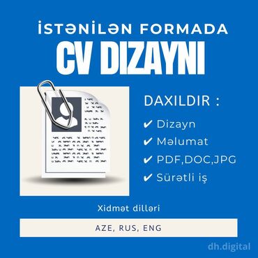 сколько стоят услуги адвоката в баку: İşə düzəlmək istəyirsən, amma CV-n səni tam təmsil etmir? Mən