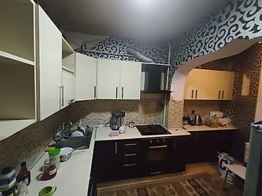 stol üsdü qaz: Mətbəx mebeli satilir Üzərində qaz moyka aspirator soba Hamsi daxil — 1