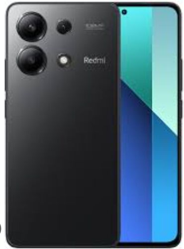 telefon tecili: Xiaomi Redmi Note 13, 128 GB, rəng - Qara, 
 Zəmanət, Sensor, Barmaq izi