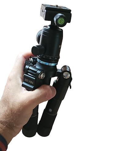 Stativi za telefone: BEXIN aluminijumski tripod sa kuglastom glavom - Stabilan i čvrst — 12