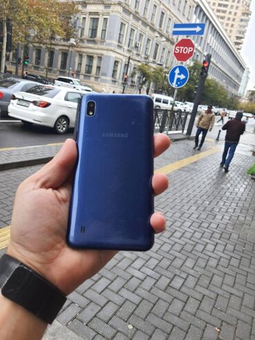 Samsung: Samsung Galaxy A10, 32 GB, rəng - Göy, Zəmanət, İki sim kartlı