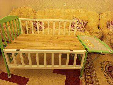 детский матрас: 2 Cİ ƏL ÇOX SƏLİQƏLİ İSTİFADƏ EDİLƏN TƏKƏRLİ, AÇILA BİLƏN BEŞİK
