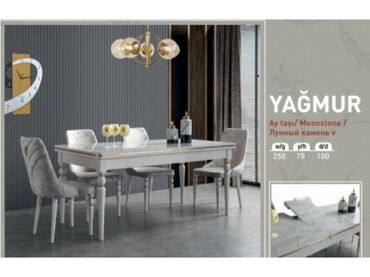 Masalar: Qonaq masası, Yeni, Dördbucaq masa, Türkiyə