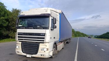 купить грузовой манипулятор: Сүйрөгүч, DAF, 2007 г., Тенттелген