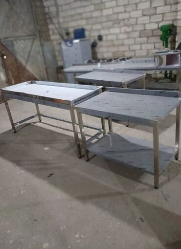 Nerjaveykalar: Nerj stollar iş masaları yıqırıq. paslanmaz poladdan yüksək — 20