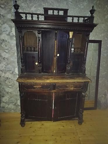 Дом и сад: Qiyməti 850 AZN. Antik taxta bufet/kredensa - Material: tam ağac — 3