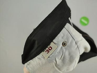 czarne cargo pull and bear: ABC, Spodnie materiałowe damskie, rozmiar M — 5