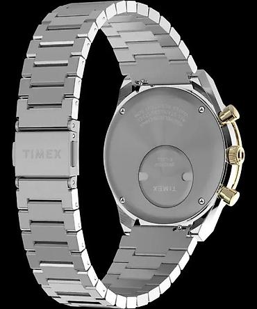Ručni satovi: AKCIJA - TIMEX Q Timex Chronograph TW2W64200UK - 40mm - Crna Potpuno — 6
